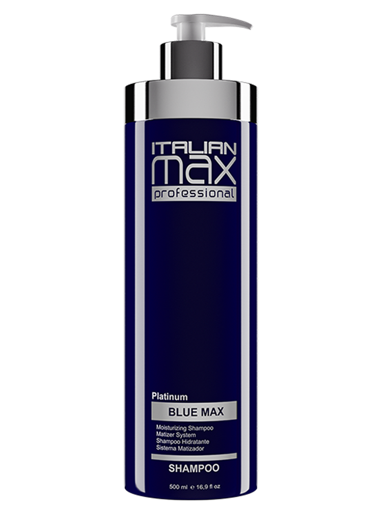 Italian Max Professional Shampoo Blue Max Platinum 500 ml 1