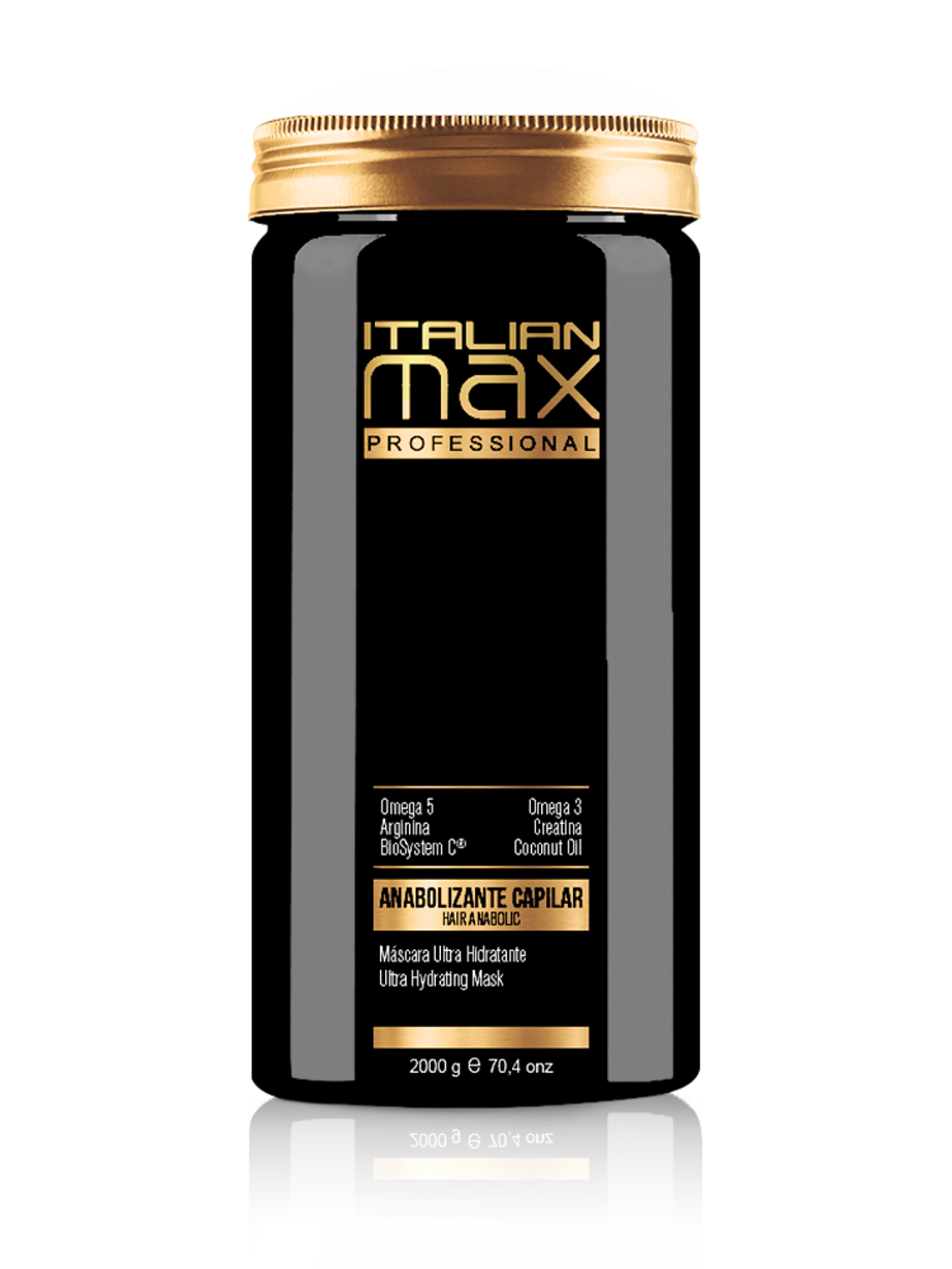 Italian Max Professional Anabolizante Capilar Máximo Italiano 2000g 1
