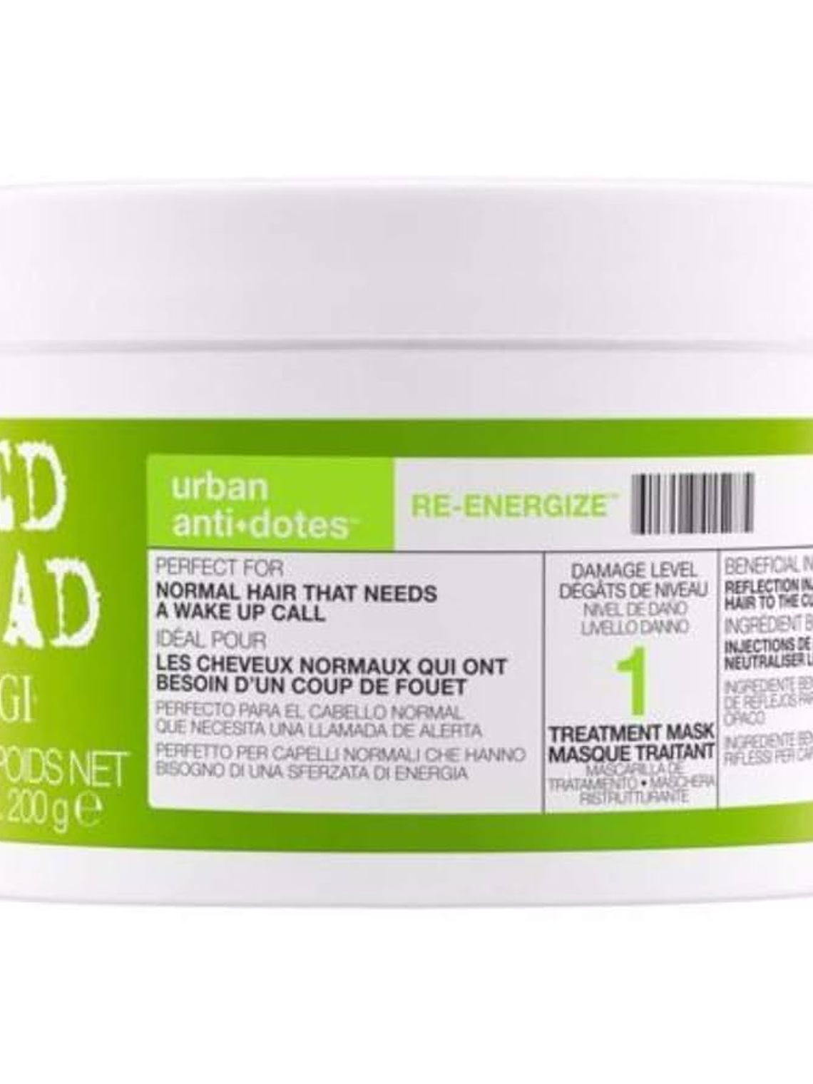 TIGI Bed Head Antidotes Re-Energize Treatment Mask 200g 1