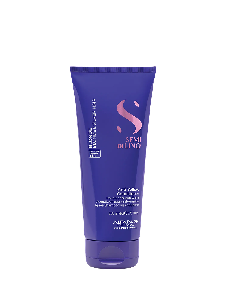 Alfaparf Professional Semi Di Lino Blonde Anti-Yellow Conditioner 200ml 1
