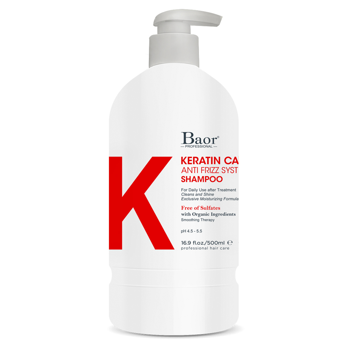 Baor Professional Shampo Keratin Care 500ml 1