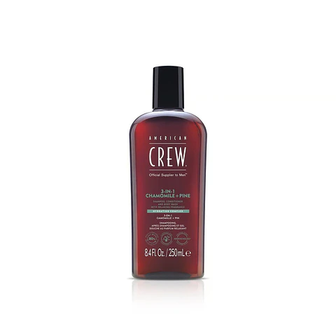 American Crew 3 en 1 Chamomile + Pine Bodywash Shampoo 450ml