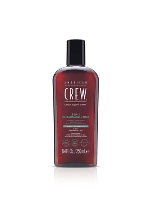 American Crew 3 en 1 Chamomile + Pine Bodywash Shampoo 450ml