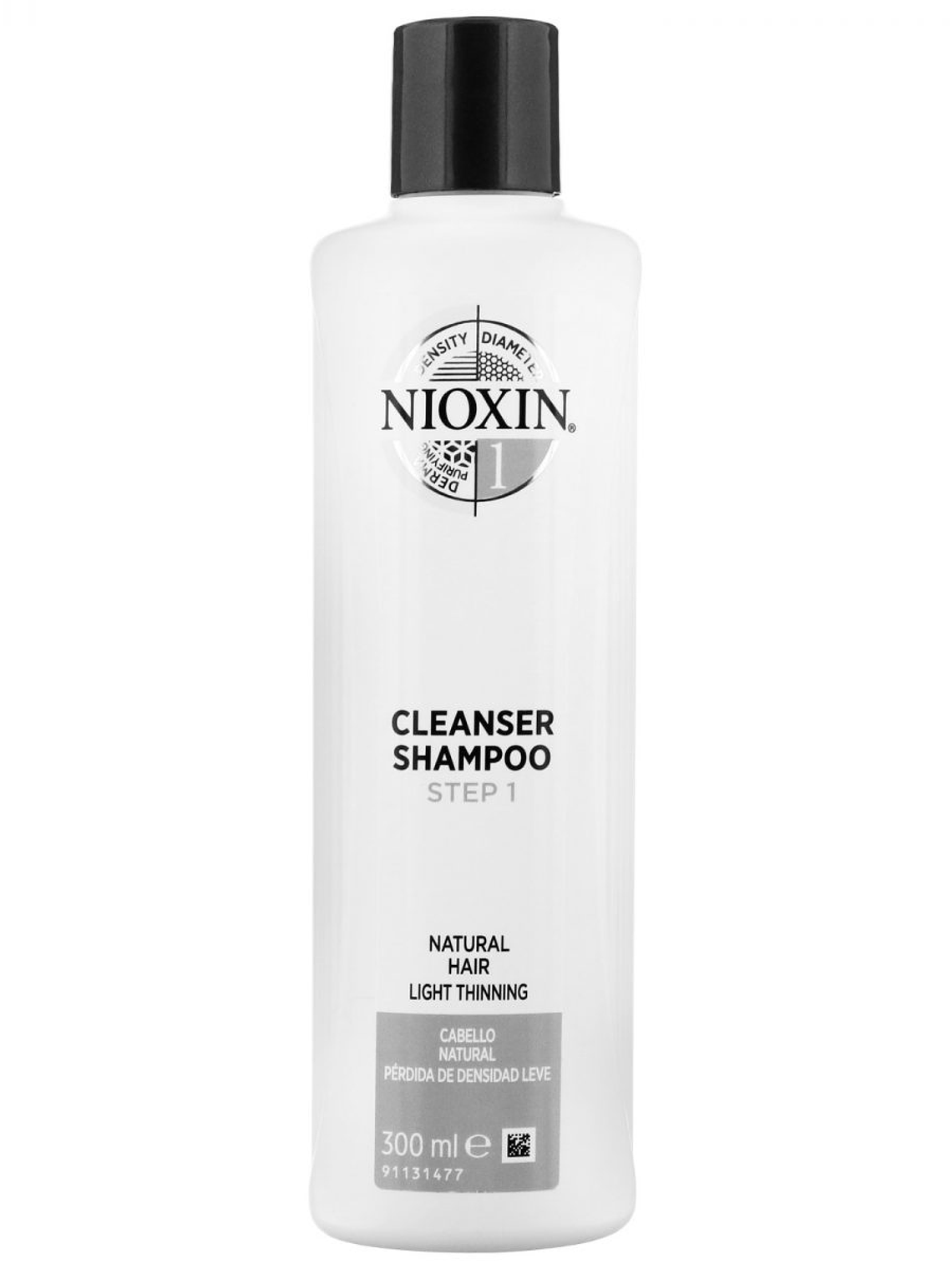 Nioxin 1 Shampoo Densificador para Cabello Natural 300ml 1