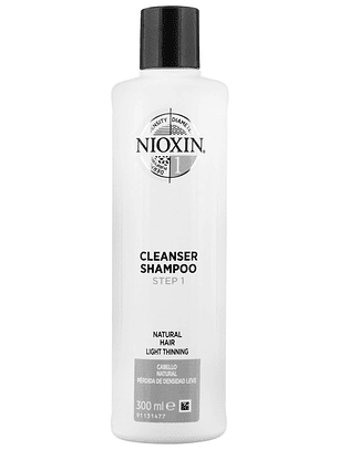 Nioxin 1 Shampoo Densificador para Cabello Natural 300ml