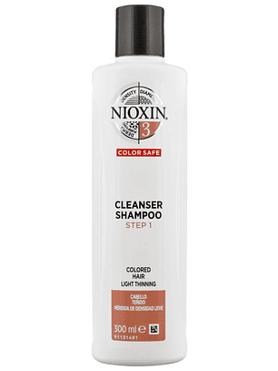 Nioxin-3 Shampoo Densificador para Cabello Teñido 300ml
