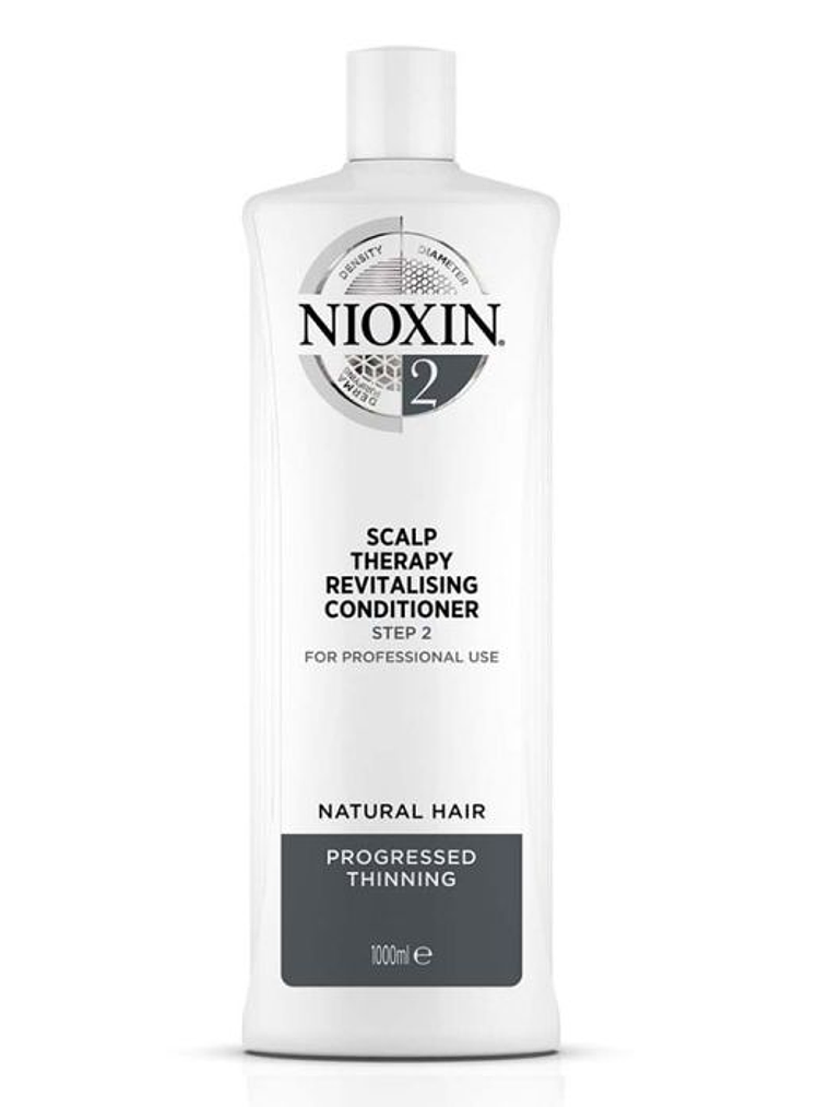 Nioxin 2 Acondicionador Densificador Cabello Natural 1000ml 1