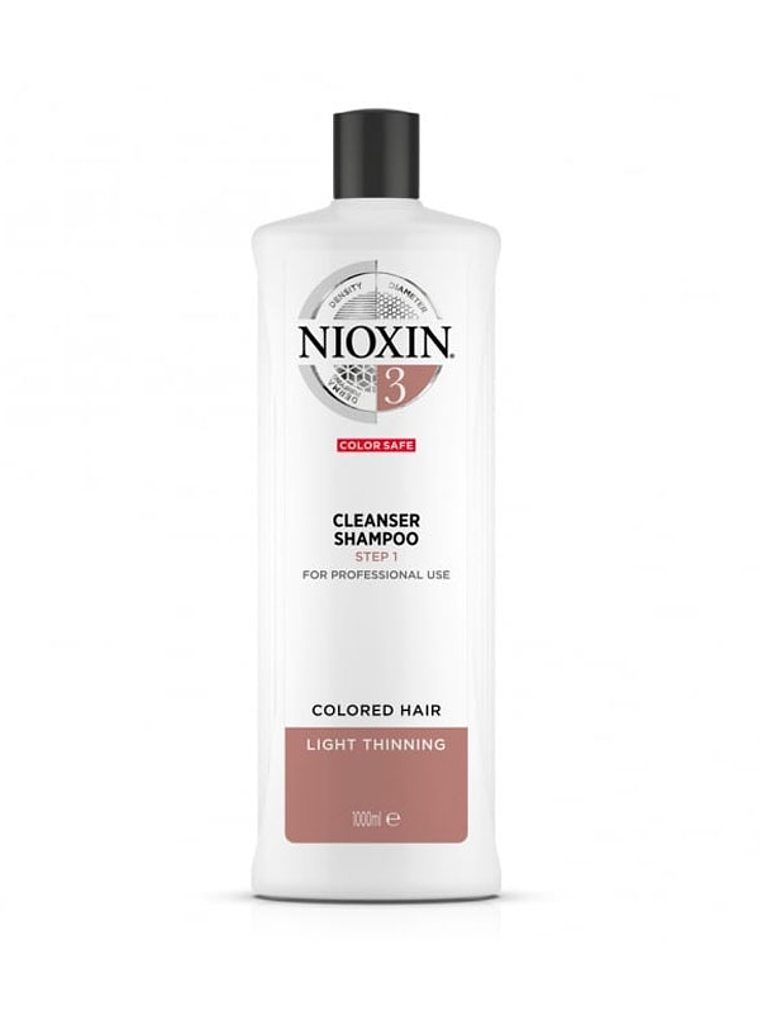 Shampoo Nioxin System 3 Cleanser 1000ml 1