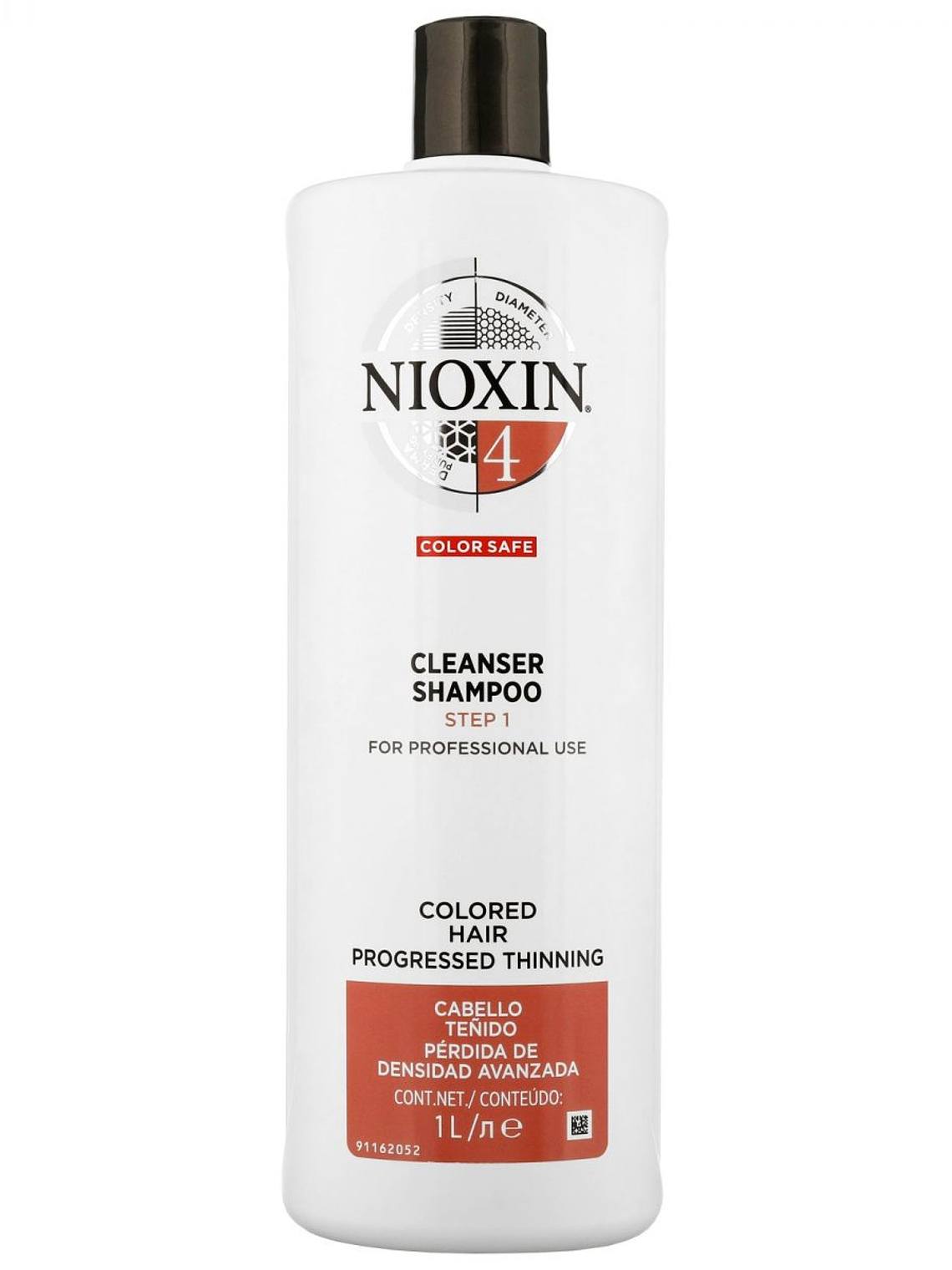 Nioxin 4 Shampoo Densificador  1000ml 1