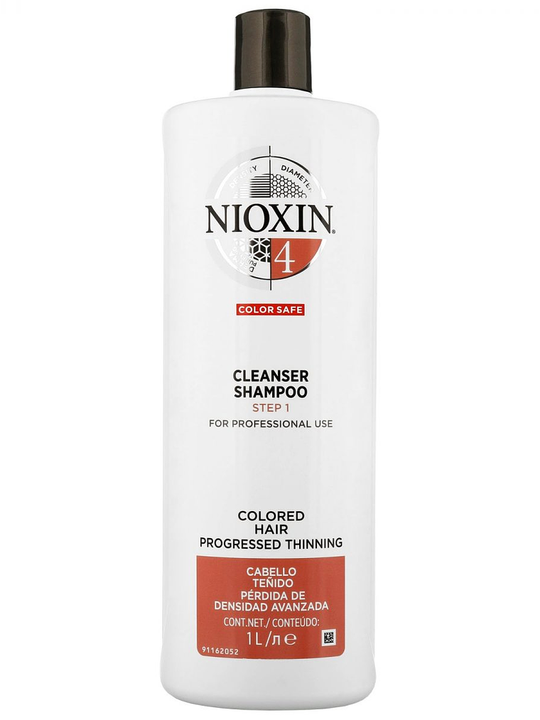 Nioxin 4 Shampoo Densificador  1000ml 1