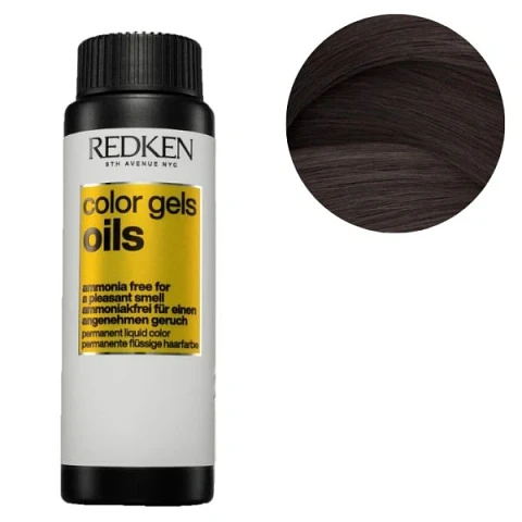 Redken Color Gels Oils Permanent Hair Dye 4N Chicory 60ml 
