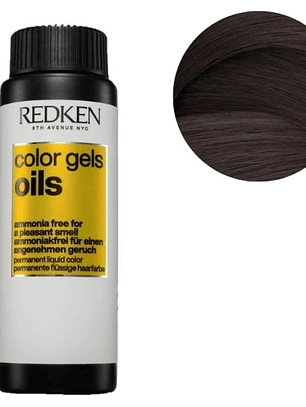 Redken Color Gels Oils Permanent Hair Dye 4N Chicory 60ml 