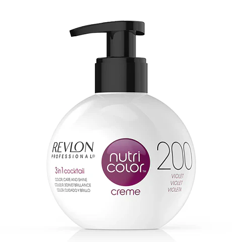 Revlon Professional Nutri Color Filters 3-In-1 Cream Hair Dye 200 Violet 240ml