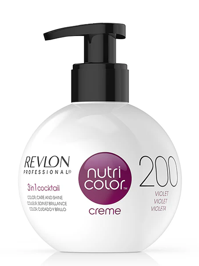 Revlon Professional Nutri Color Filters 3-In-1 Cream Hair Dye 200 Violet 240ml 1