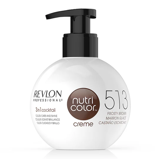 Revlon Professional Nutri Color Filters 3-In-1 Cream Hair Dye 513 Frosty Brown 240ml 1