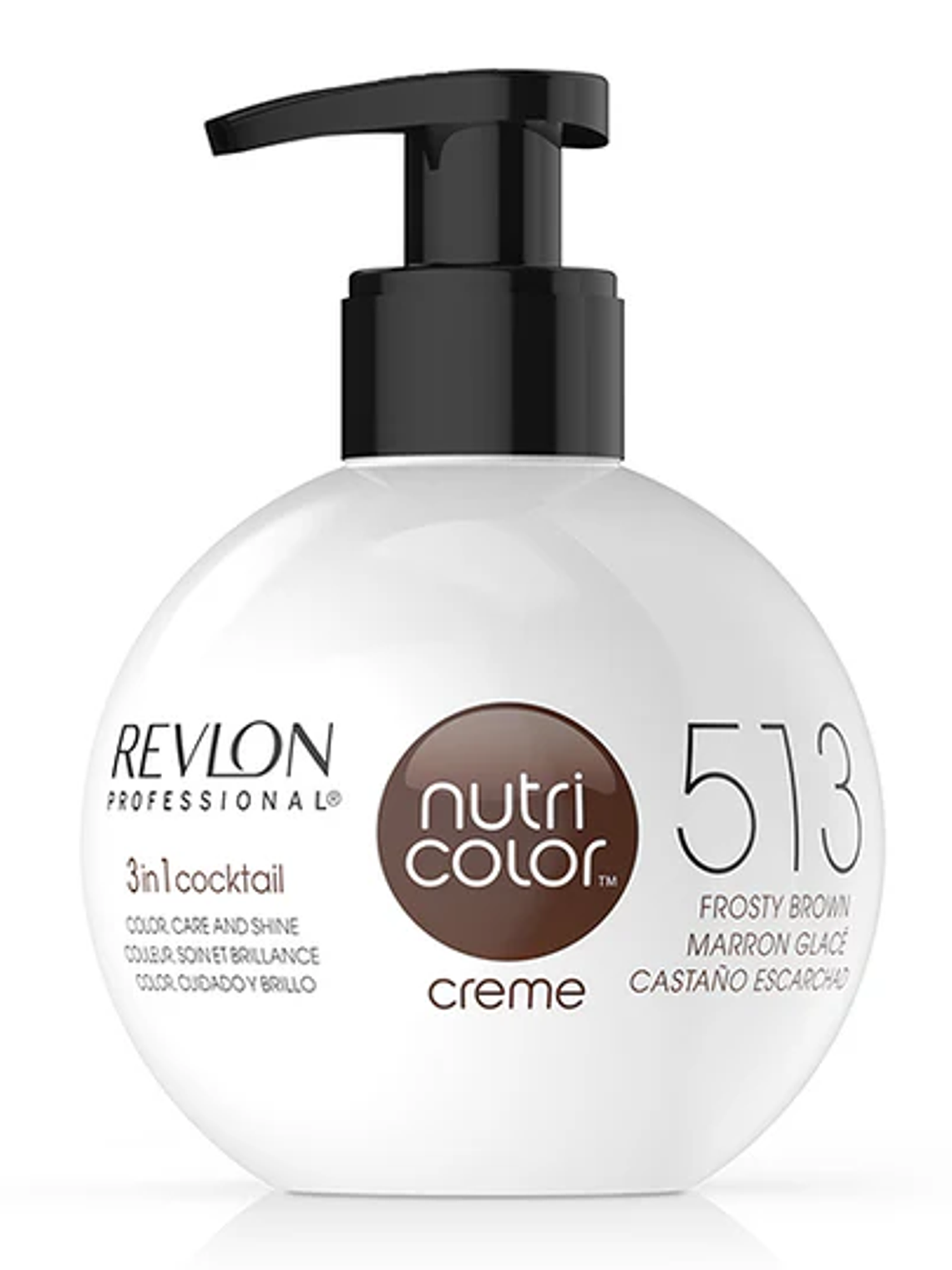 Revlon Professional Nutri Color Filters 3-In-1 Cream Hair Dye 513 Frosty Brown 240ml 1