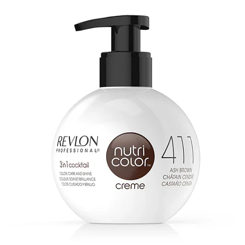 Revlon Professional Nutri Color Filters 3-In-1 Cream Hair Dye Ash Brown 240ml