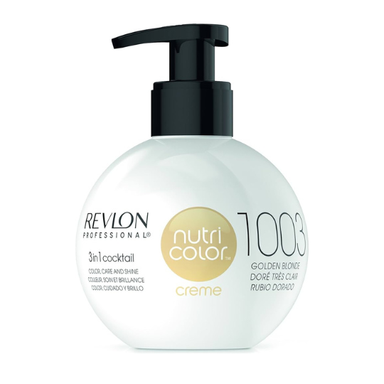 Revlon Professional Nutri Color Filters 3-In-1 Cream Hair Dye 1003 Golden Blonde 240m 1