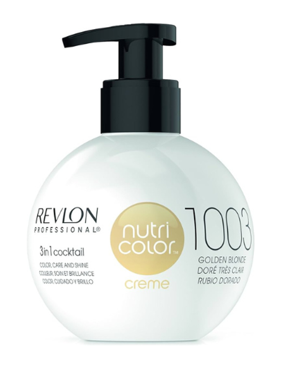 Revlon Professional Nutri Color Filters 3-In-1 Cream Hair Dye 1003 Golden Blonde 240m 1