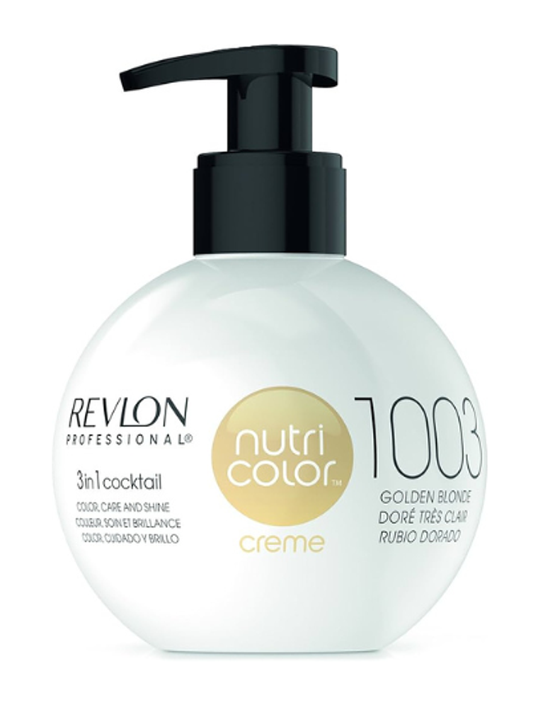 Revlon Professional Nutri Color Filters 3-In-1 Cream Hair Dye 1003 Golden Blonde 240m 1