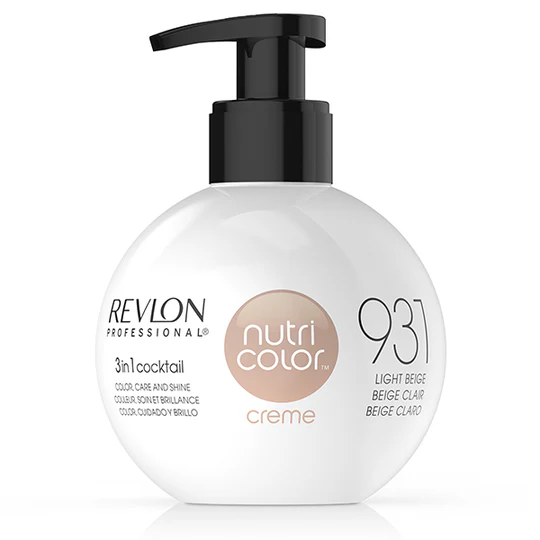 Revlon Professional Nutri Color Filters 3-In-1 Cream Hair Dye 931 Light Beige 240ml 1