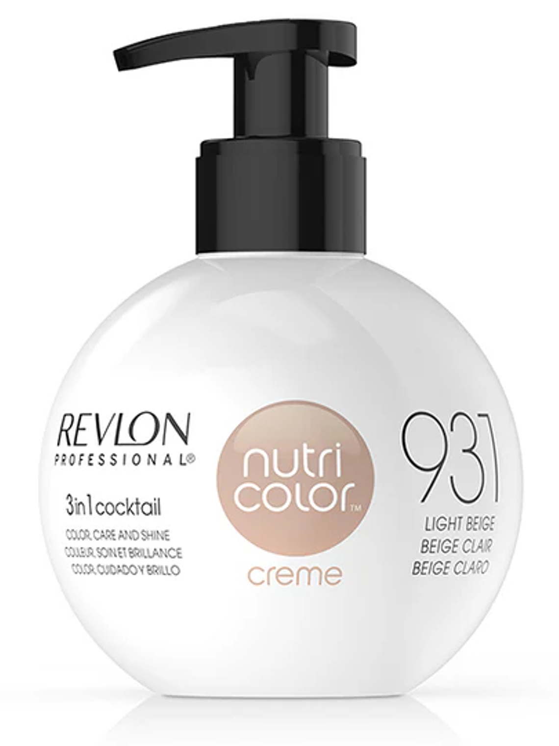 Revlon Professional Nutri Color Filters 3-In-1 Cream Hair Dye 931 Light Beige 240ml 1