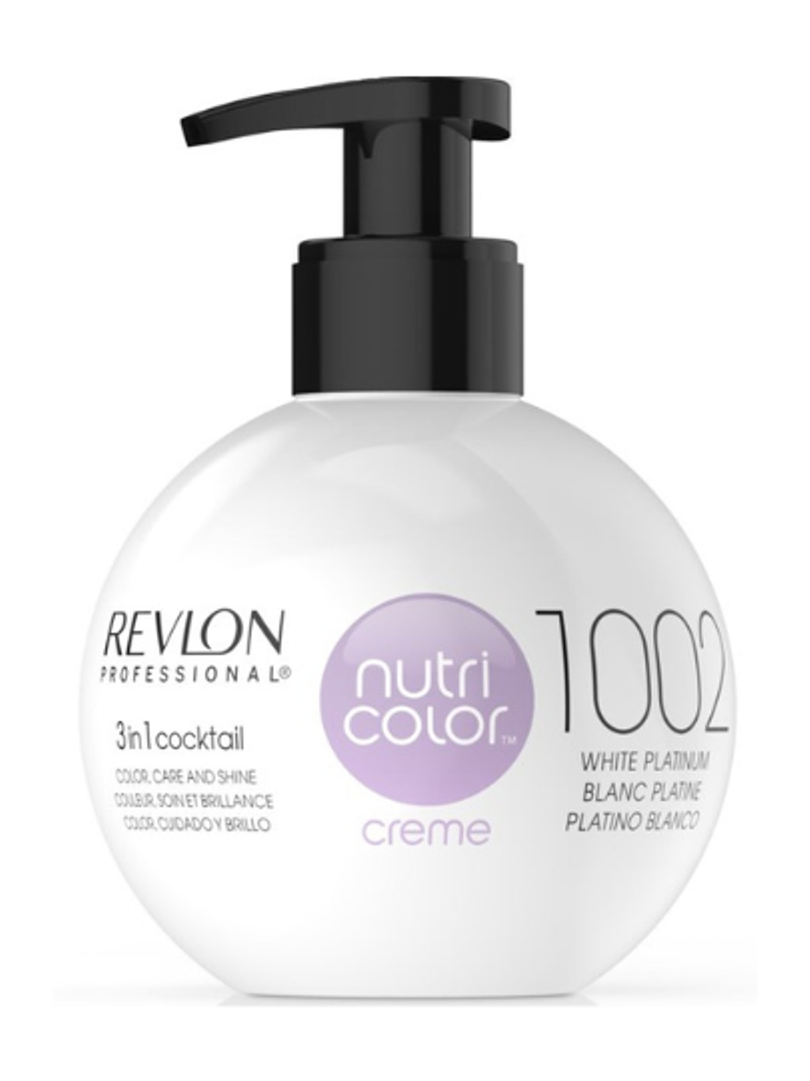 Revlon Professional Nutri Color Filters 3-In-1 Cream Hair Dye 1002 Pale Platinum 240ml 1
