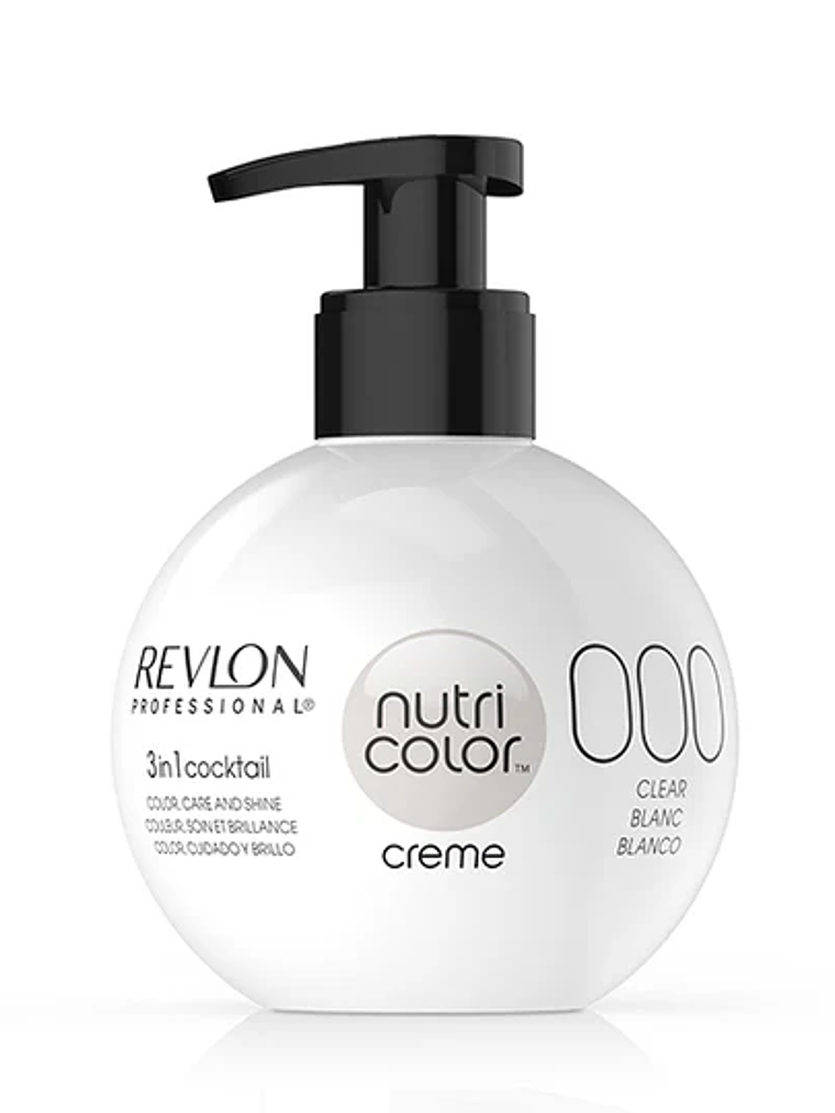Revlon Professional Nutri Color Filters 3-In-1 Cream Hair Dye 000 Clear 240ml  1