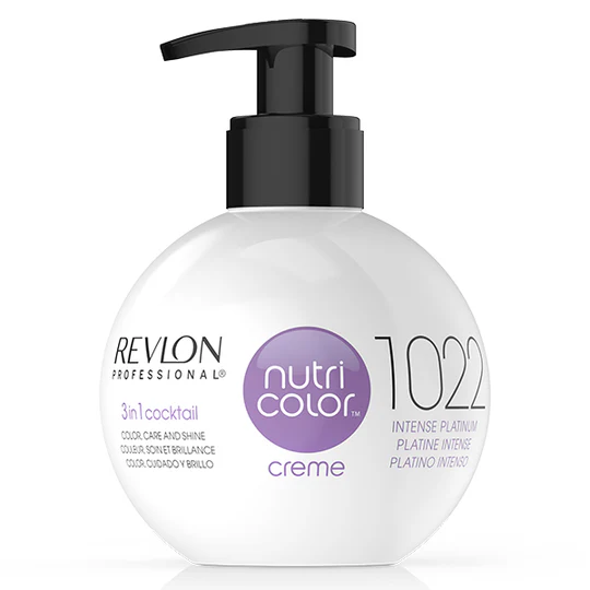 Revlon Professional Nutri Color Filters 3-In-1 Cream Hair Dye 1002 Pale Platinum 240ml 1