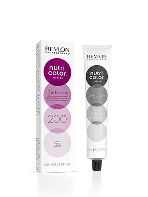 Revlon Professional Nutri Color Filters 3-In-1 Cream Hair Dye 200 Violet 100ml