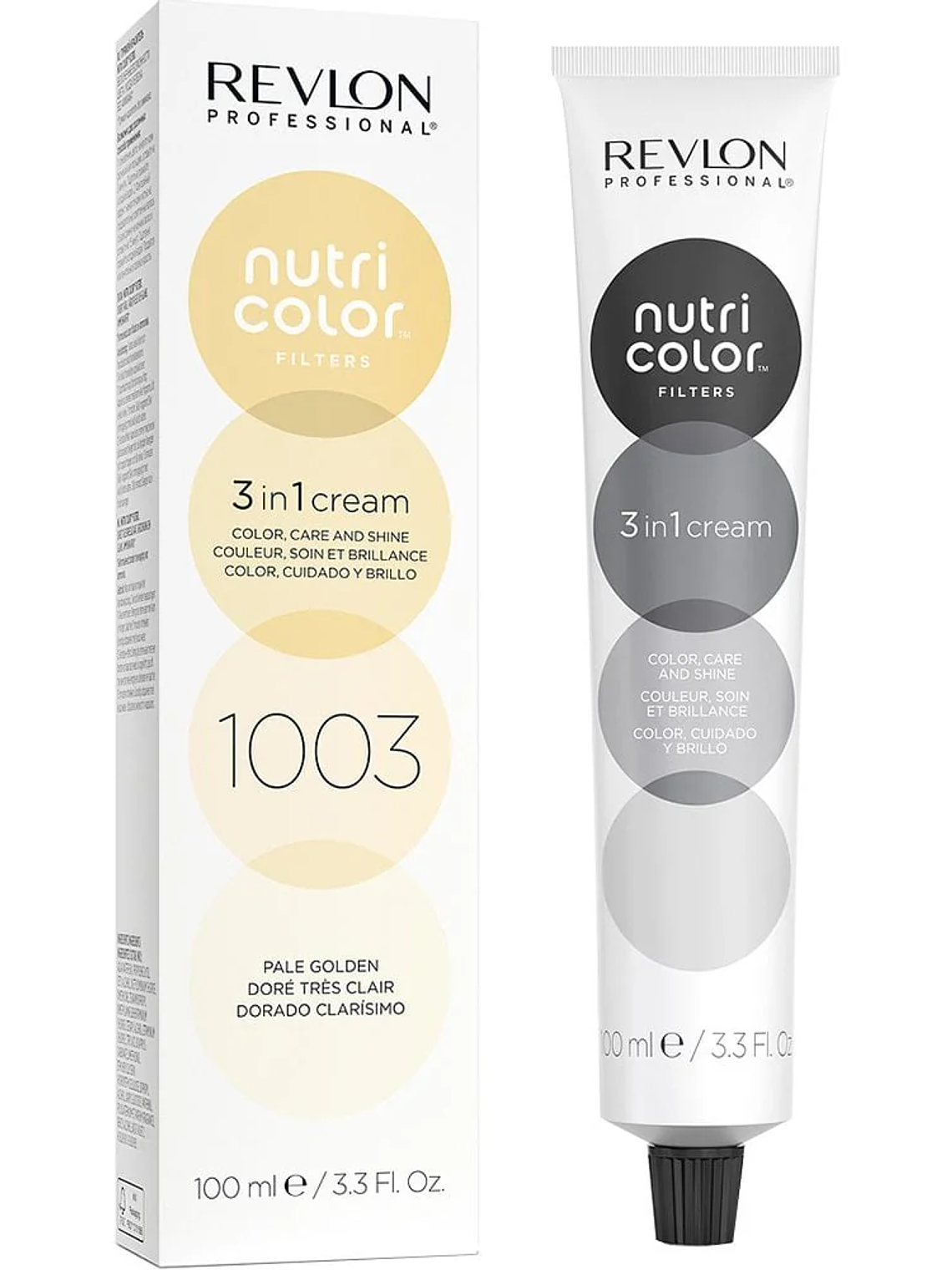 Revlon Professional Nutri Color Filters 3-In-1 Cream Hair Dye 1003 Pale Golden 100ml 1