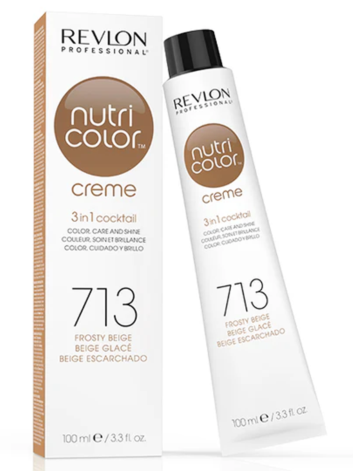 Revlon Professional Nutri Color Filters 3-In-1 Cream Hair Dye 713 Frosty Beige 100ml  1