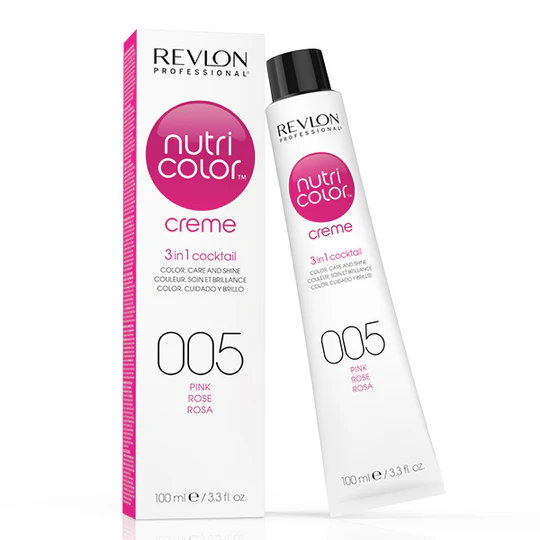 Revlon Professional Nutri Color Filters 3-In-1 Cream Hair Dye 005 Pink 100ml 1