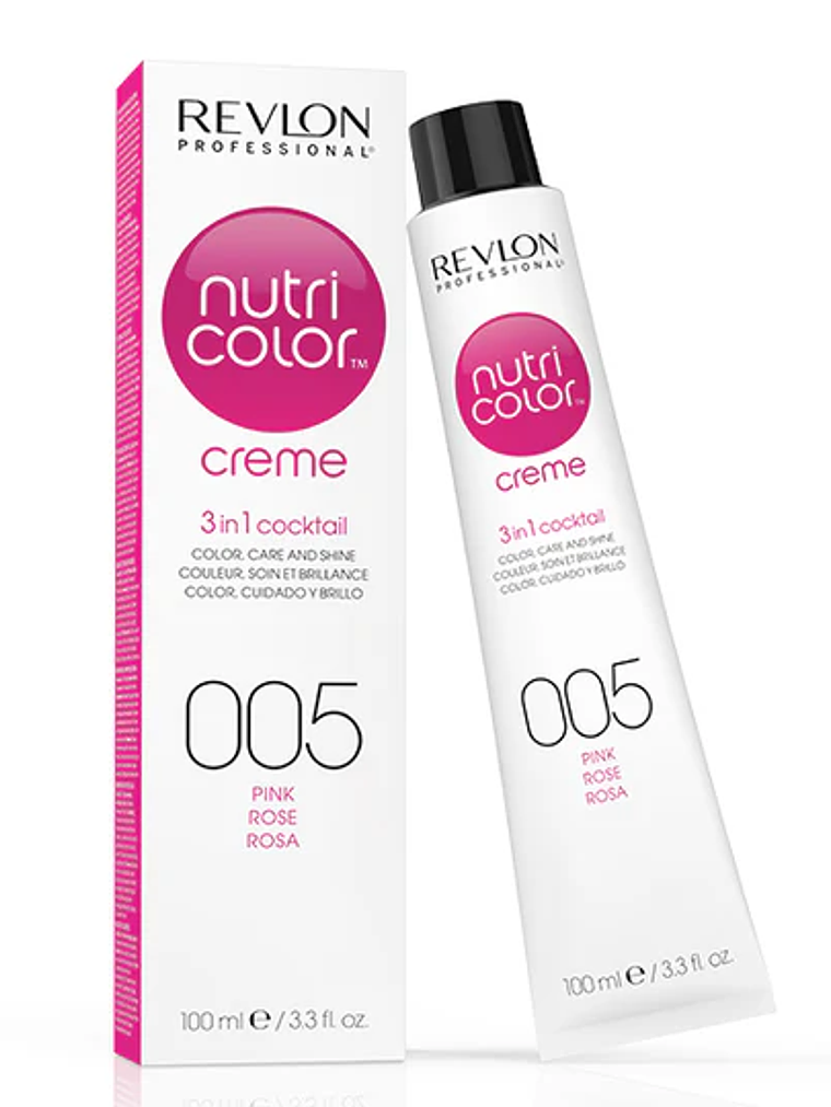 Revlon Professional Nutri Color Filters 3-In-1 Cream Hair Dye 005 Pink 100ml 1