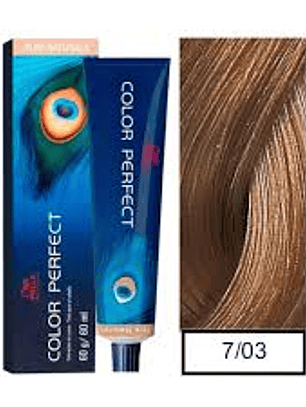 Wella Professionals Color Perfect 7/03 Rubio Mediano Natural Dorado 60g 
