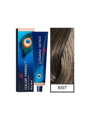 Wella Professionals Color Perfect 6/07 Castaño Claro Natural Marrón 60g 