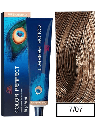 Wella Professionals Color Perfect 7/07 Rubio Mediano Natural Marrón 60g 