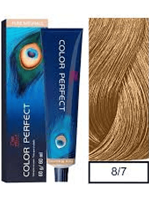 Wella Professionals Color Perfect 8/07 Rubio Claro Natural Marrón 60g 