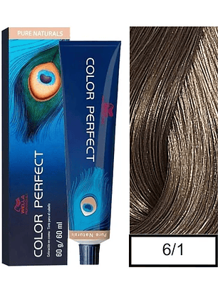 Wella Professionals Color Perfect 6/1 Rubio Oscuro Ceniza 60g 