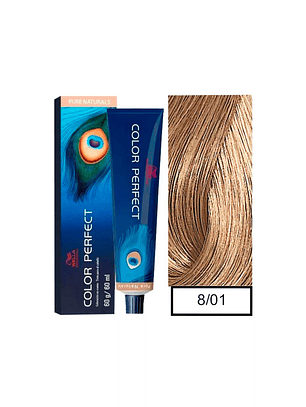 Wella Professionals Color Perfect 8/01 Rubio Claro Ceniza 60g 