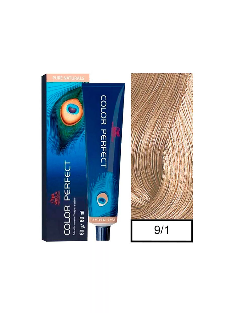 Wella Professionals Color Perfect 9/01 Rubio Extra Claro Ceniza 60g  1