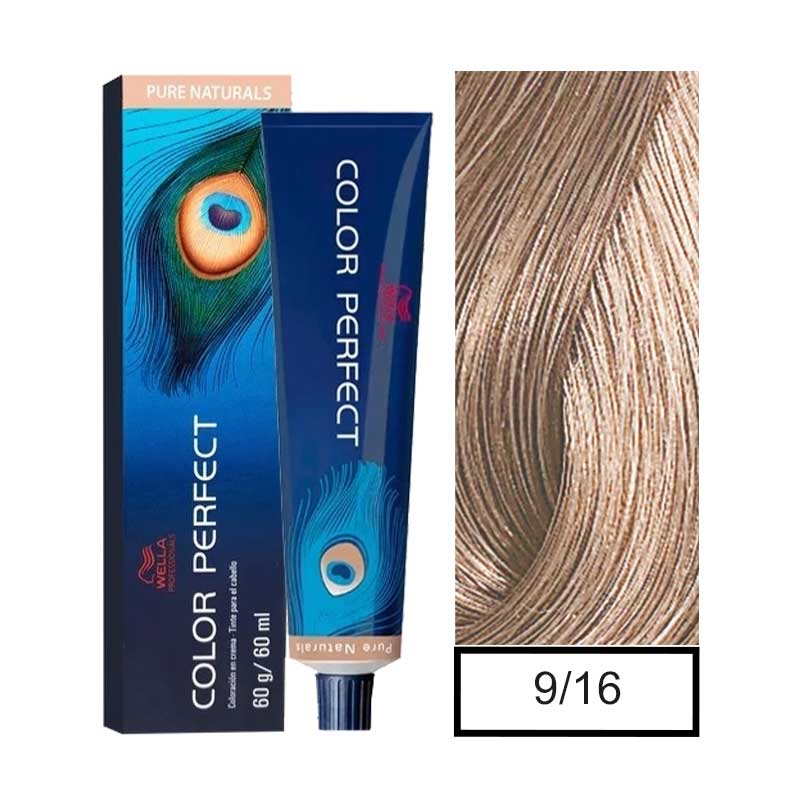 Wella Professionals Color Perfect 9/16 Rubio Extra Claro Ceniza Violeta 60g  1