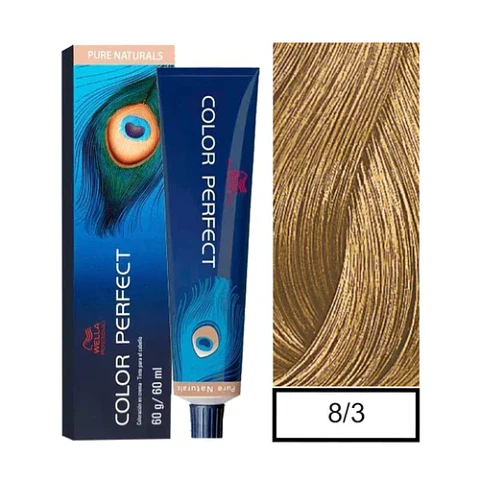 Wella Professionals Color Perfect 8/03 Rubio Claro Dorado 60g 