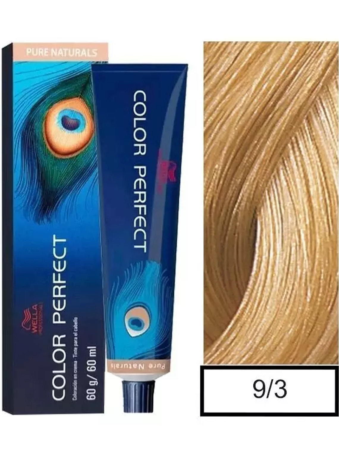 Wella Professionals Color Perfect 9/03 Rubio Extra Claro Dorado 60g  1