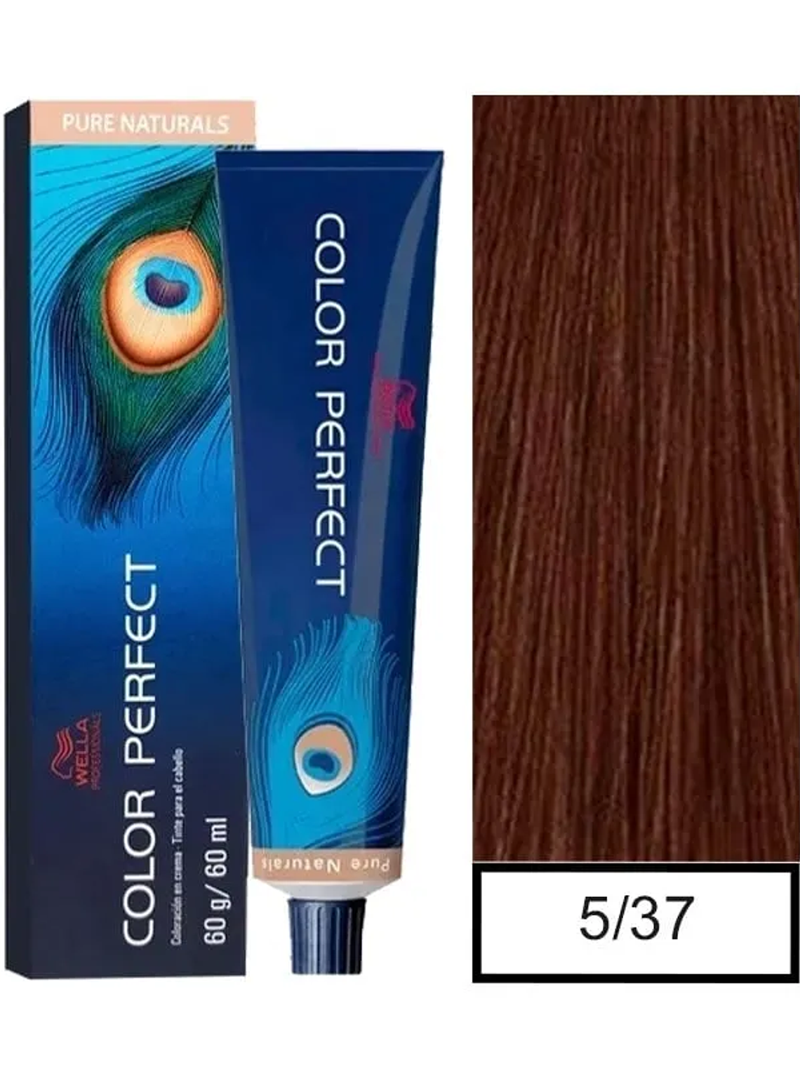 Wella Professionals Color Perfect 5/37 Castaño Claro Dorado Marrón 60g  1