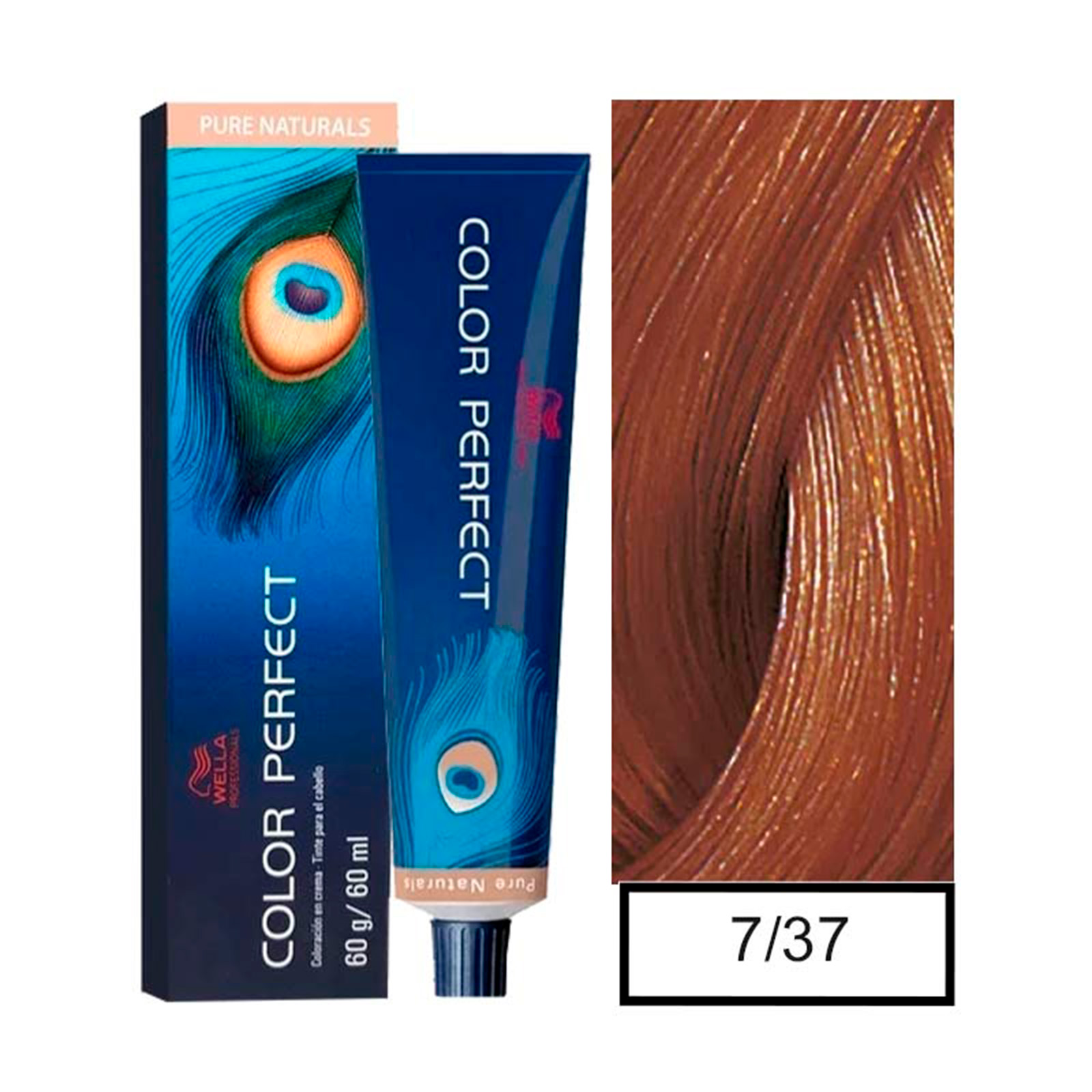 Wella Professionals Color Perfect 7/37 Castaño Claro Dorado Marrón 60g  1