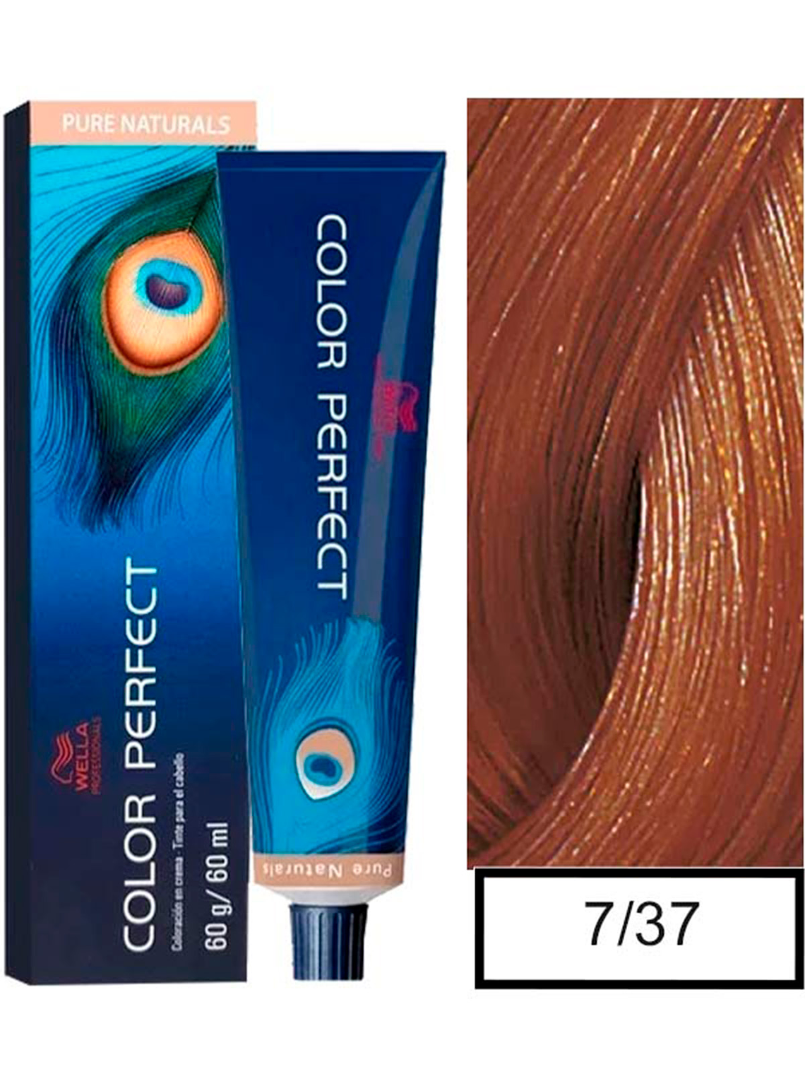 Wella Professionals Color Perfect 7/37 Castaño Claro Dorado Marrón 60g  1