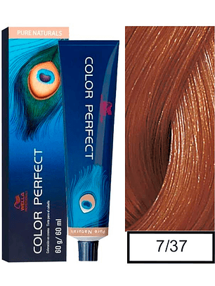 Wella Professionals Color Perfect 7/37 Castaño Claro Dorado Marrón 60g 