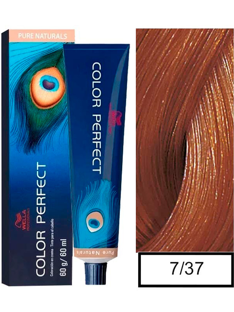 Wella Professionals Color Perfect 7/37 Castaño Claro Dorado Marrón 60g  1