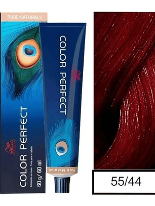 Wella Professionals Color Perfect 55/44 Castaño Claro Intenso Rojo Intenso 60g 